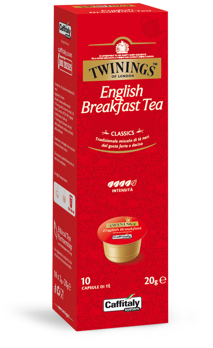 CAPSULE ENGLISH BREAKFAST TEA TWININGS CAFFITALY (10 CAPSULE)
