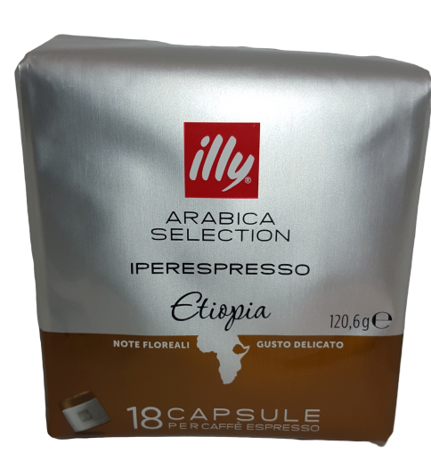CAFFE' ILLY IPERESPRESSO ETIOPIA ( 18 CAPSULE ) - ottima-scelta-coffee-shop