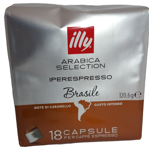CAFFE' ILLY IPERESPRESSO BRASILE ( 18 CAPSULE )– ottima-scelta-coffee-shop