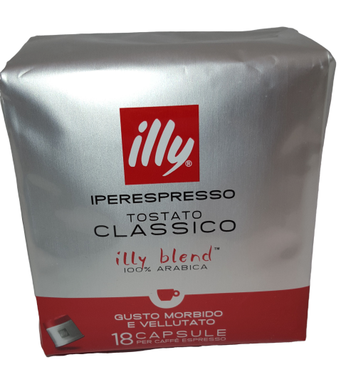 CAFFE' ILLY IPERESPRESSO TOSTATO CLASSICO ( 18 CAPSULE ) - ottima-scelta-coffee-shop
