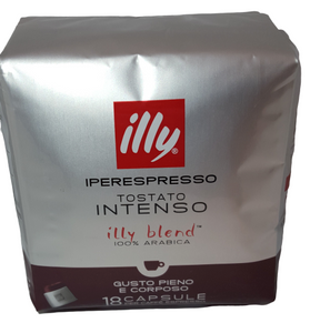 CAFFE' ILLY IPERESPRESSO TOSTATO INTENSO ( 18 CAPSULE ) - ottima-scelta-coffee-shop