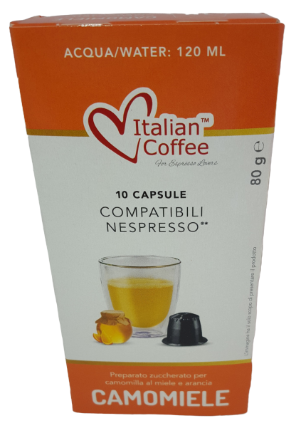 CAMOMILLA MIELE E ARANCIA COMPATIBILE NESPRESSO ( 10 CAPSULE ) - ottima-scelta-coffee-shop