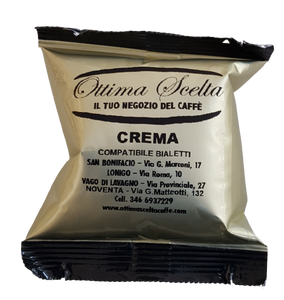CAFFE' CREMA OTTIMA SCELTA  COMPATIBILE BIALETTI ( 100 CAPSULE ) - ottima-scelta-coffee-shop