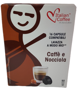 CAFFE' ALLA NOCCIOLA COMPATIBILE LAVAZZA A MODO MIO ( 16 CAPSULE ) - ottima-scelta-coffee-shop