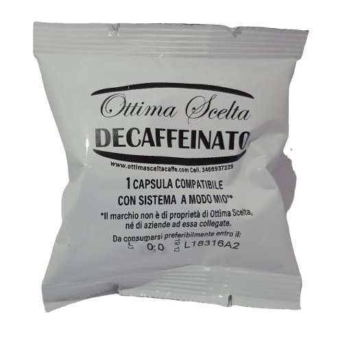 CAFFE' OTTIMA SCELTA DECAFFEINATO COMPATIBILE LAVAZZA A MODO MIO (100 CAPSULE) - ottima-scelta-coffee-shop