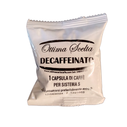 CAFFE' DECAFFEINATO OTTIMA SCELTA CAPSULE MITO ( 100 CAPSULE )