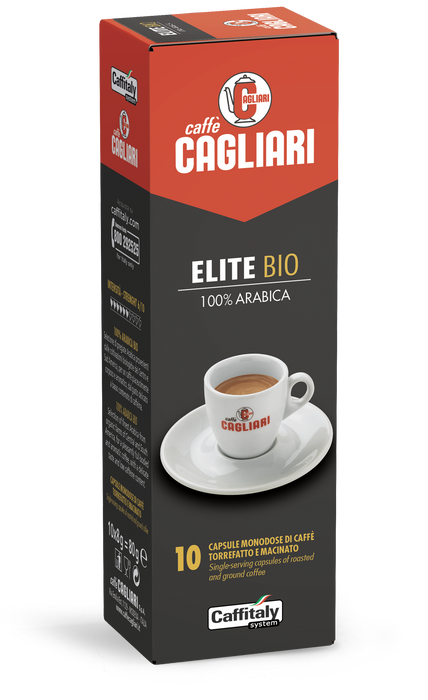 CAPSULE CAFFÈ CAFFITALY ELITE BIO CAGLIARI (10 CAPSULE)