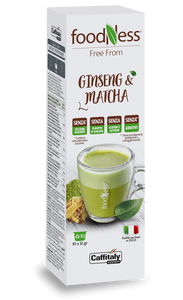 CAPSULE FOODNESS GINSENG & MATCHA CAFFITALY (10 CAPSULE)