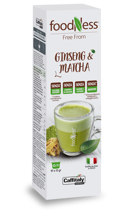 CAPSULE FOODNESS GINSENG & MATCHA CAFFITALY (10 CAPSULE)