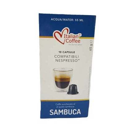 CAFFE' ALLA SAMBUCA COMPATIBILE NESPRESSO (10 CAPSULE) - ottima-scelta-coffee-shop